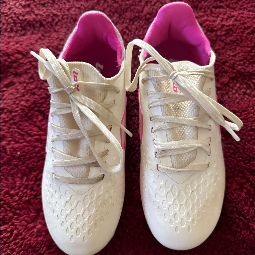 Lotto Stylish girls White and Pink Athletic Shoes
